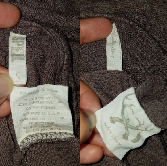 Spell designs wanderlust slouchy tee taupe S brown - Picture 7 of 8
